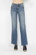 Jeans rectos Judy Blue con control de abdomen en tallas extendidas