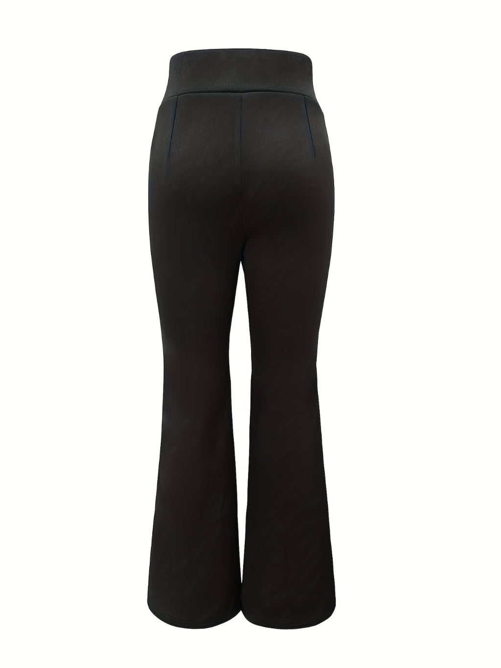 Pantalones bootcut con aberturas y cordones