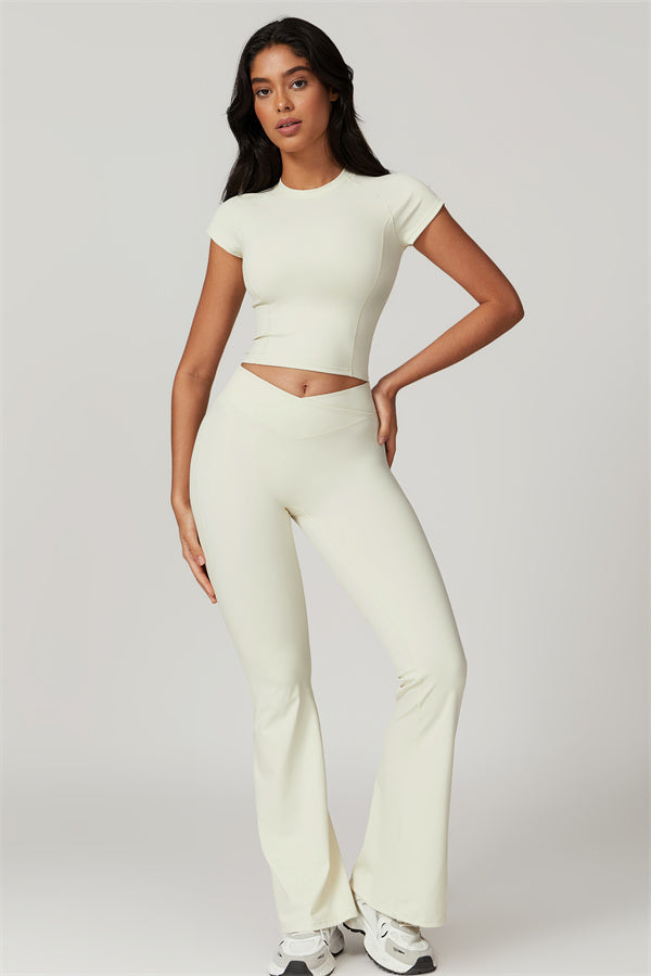 Sophia 2-teiliges Set: T-Shirt und Schlaghose