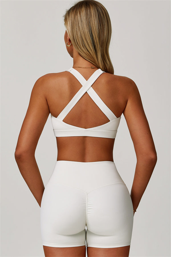 Conjunto de 2 piezas Eloise: sujetador deportivo y shorts