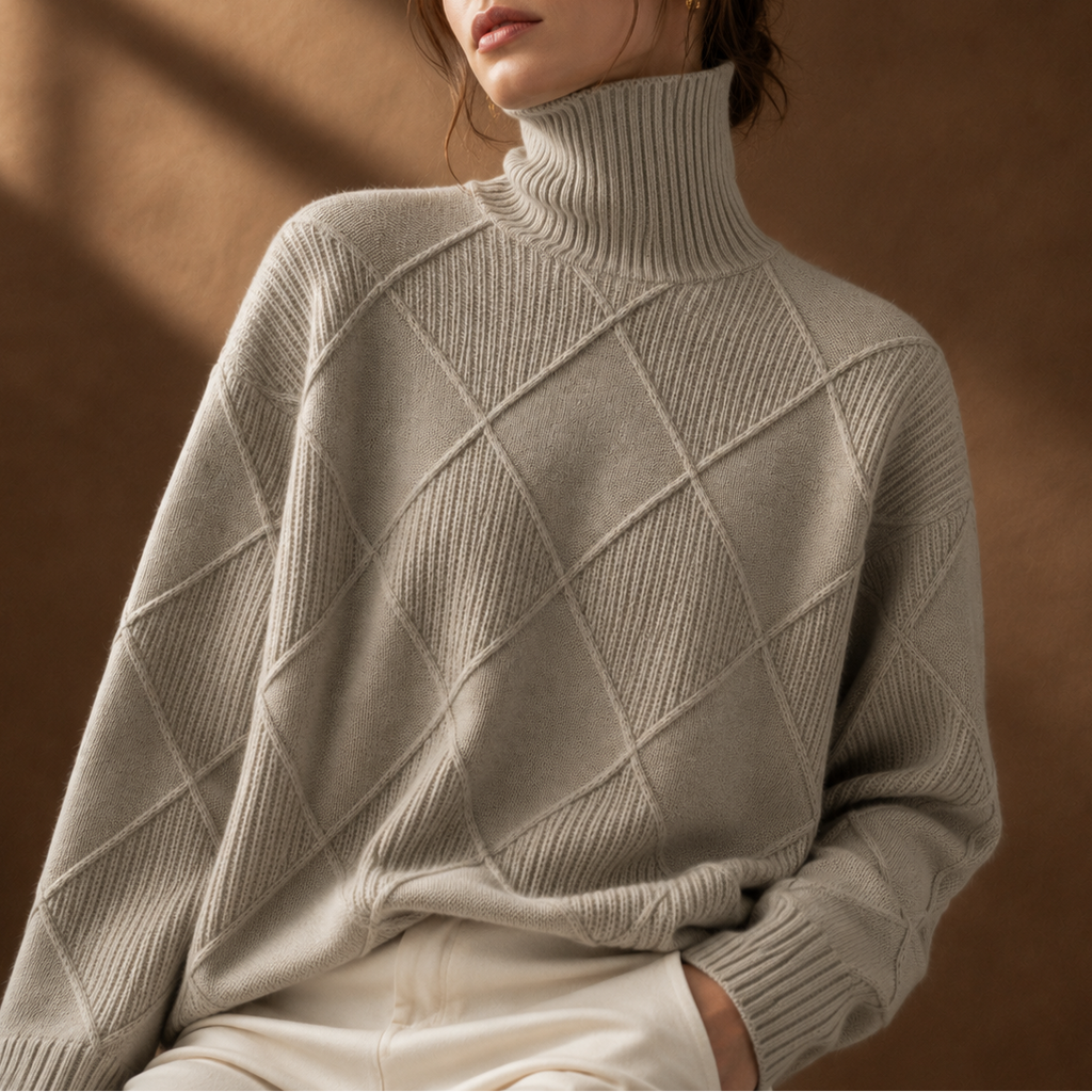 Jersey de cuello alto Signature Anabelle