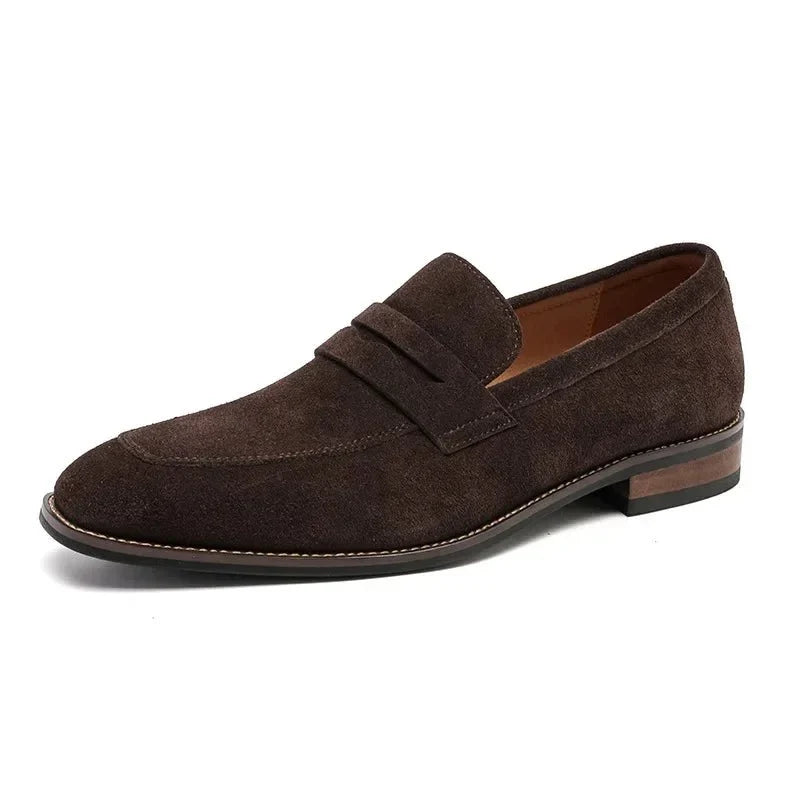 Mocasín de conducción clásico de ante ultraligero