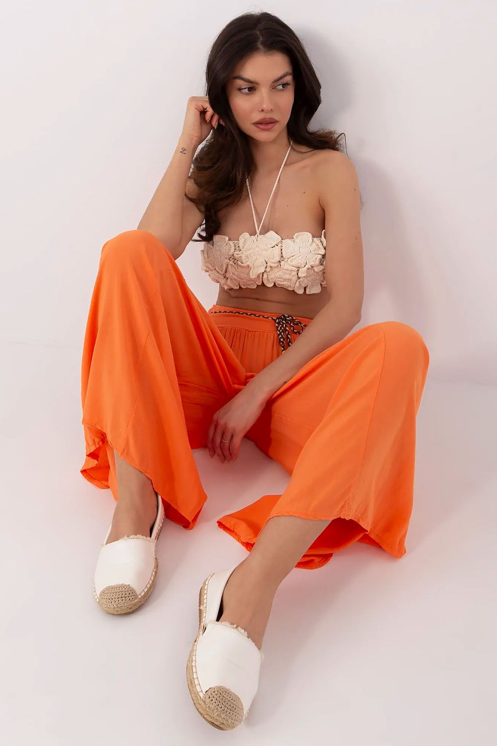 Pantalones de pierna ancha OCH BELLA