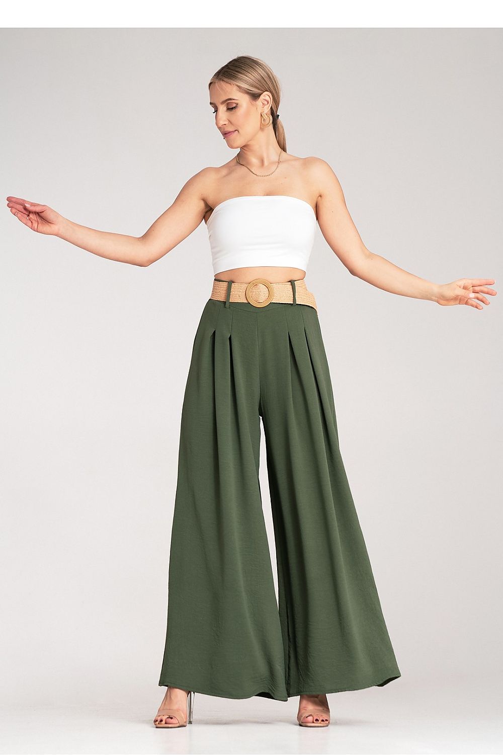 Culottes para mujer - pantalones con cinturón