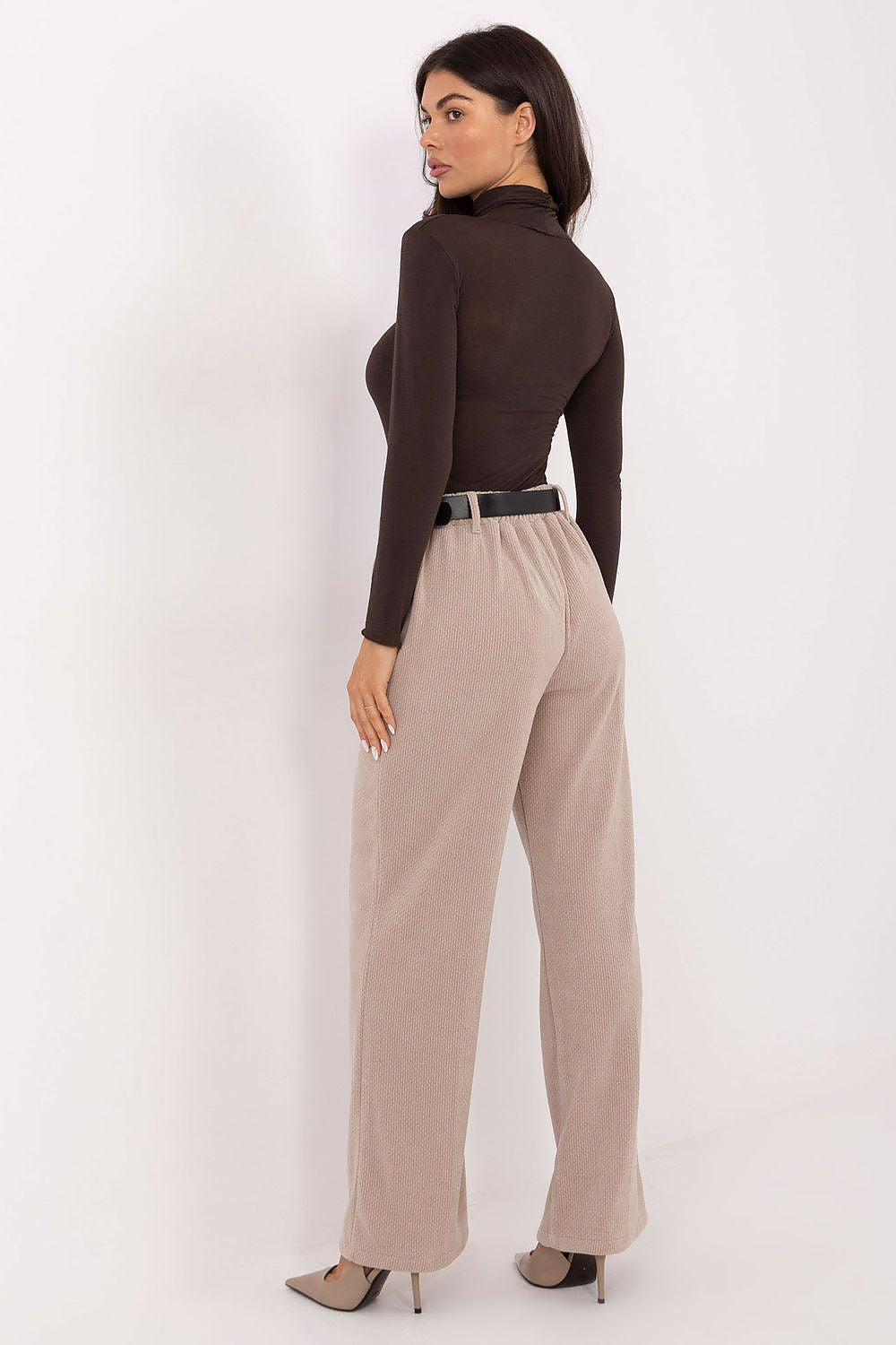 Pantalones de pana de pierna ancha para mujer
