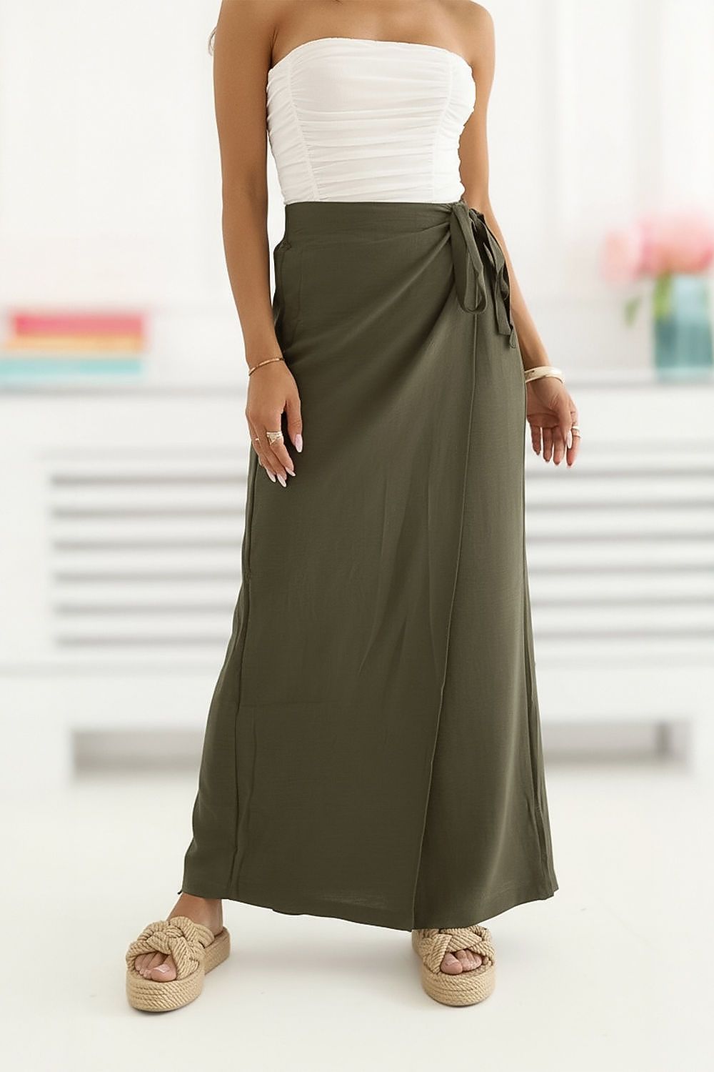 Pantalones de pierna ancha con panel tipo falda — elegantes y sin esfuerzo