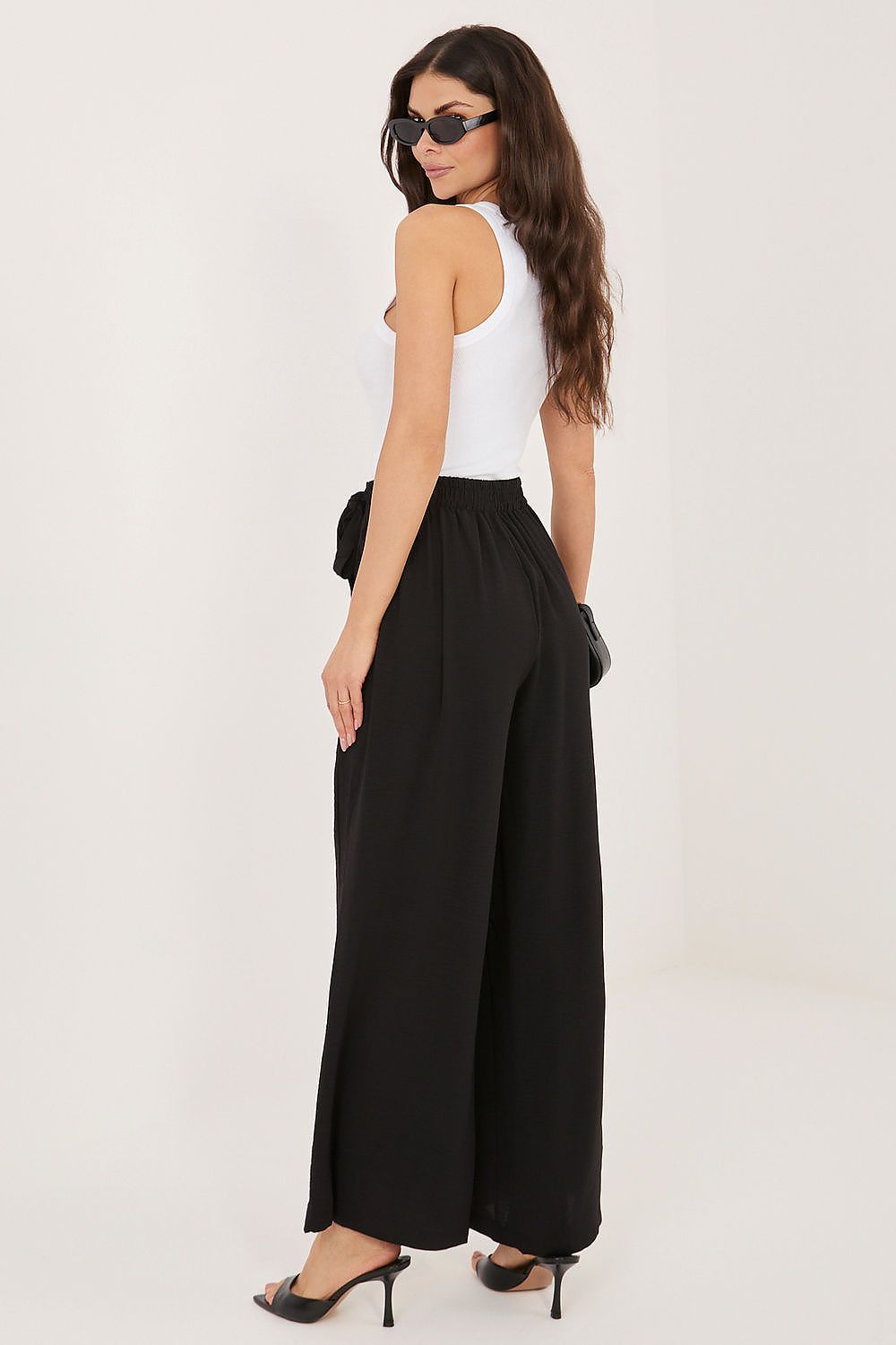 Pantalones de pierna ancha con panel tipo falda — elegantes y sin esfuerzo