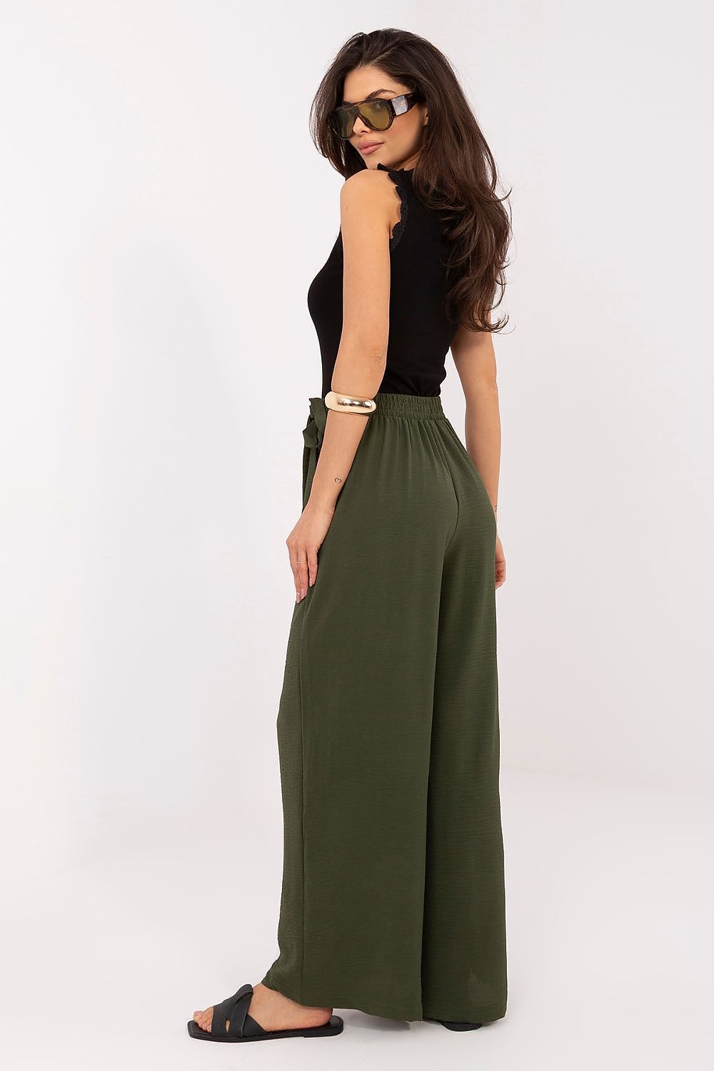 Pantalones de pierna ancha con panel tipo falda — elegantes y sin esfuerzo