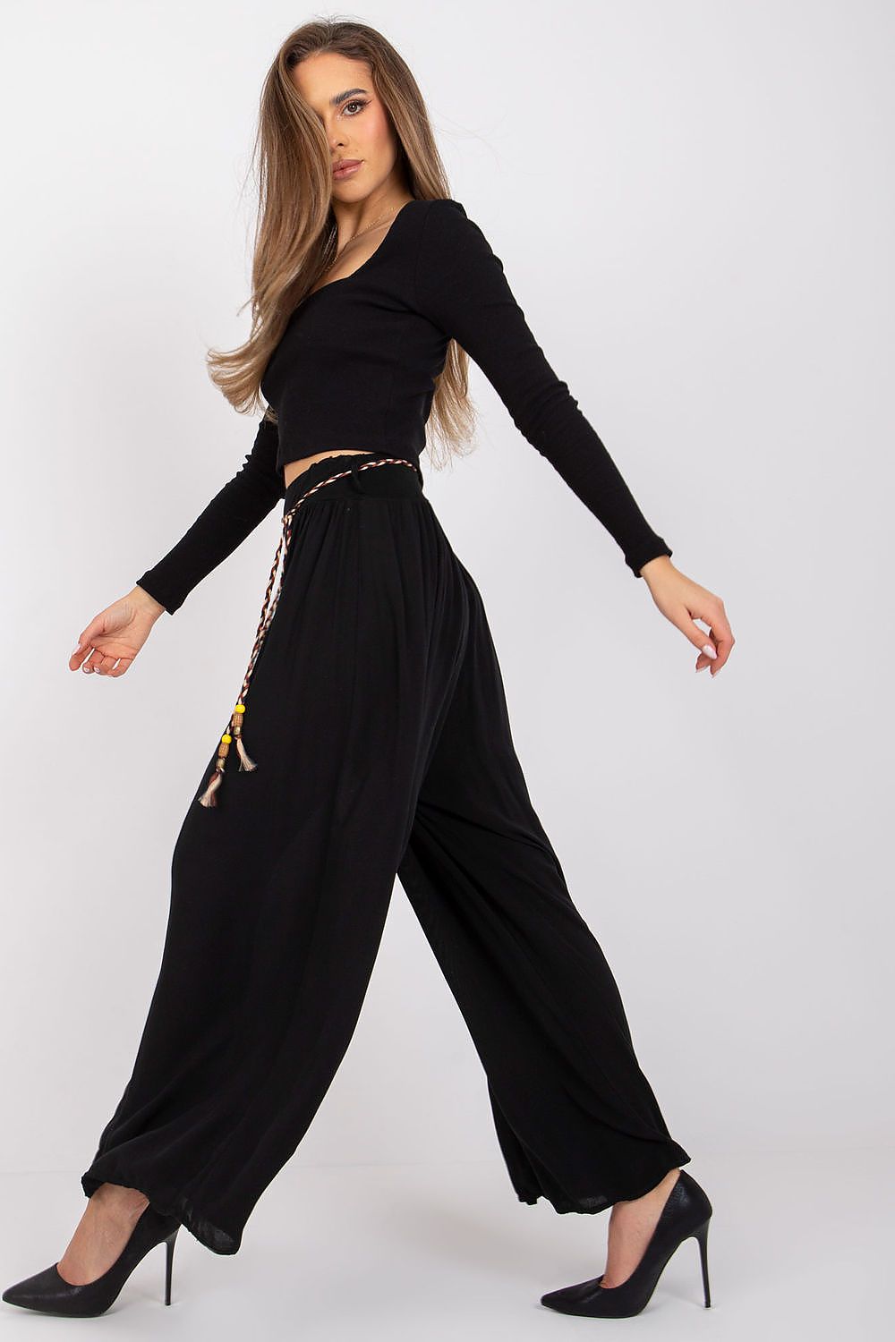 Pantalones de pierna ancha OCH BELLA
