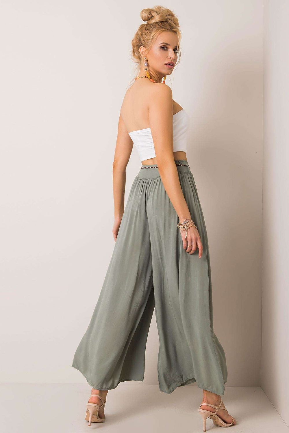 Pantalones de pierna ancha OCH BELLA