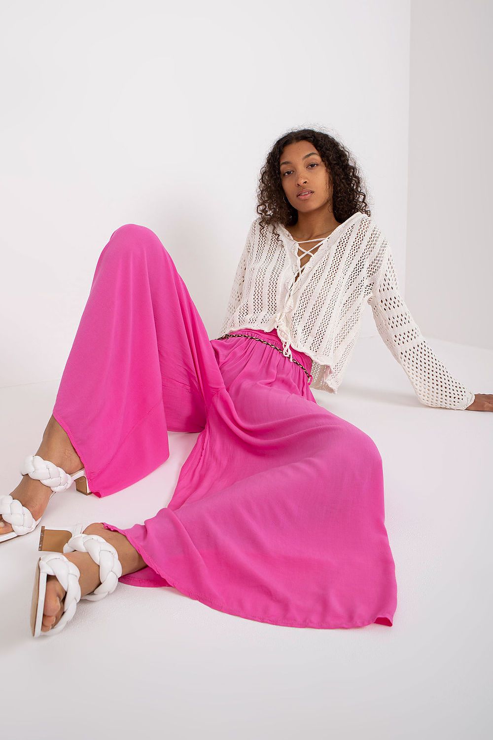 Pantalones de pierna ancha OCH BELLA