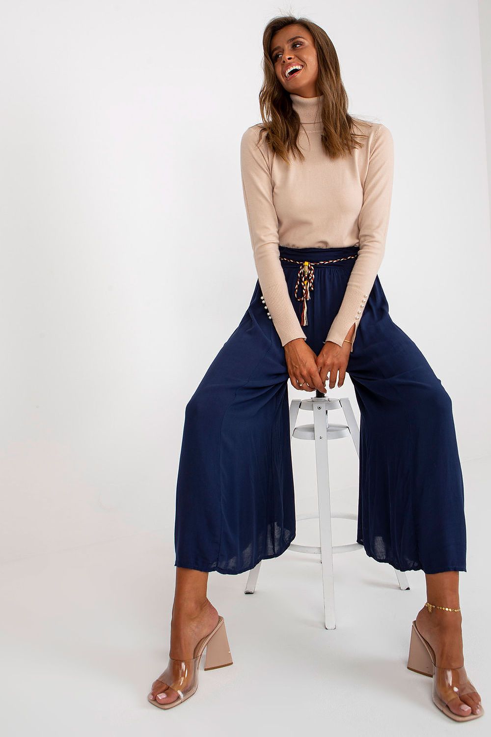 Pantalones de pierna ancha OCH BELLA