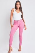 Pantalones pitillo de tiro medio y tejido hiperelástico YMI Jeanswear, en tallas completas
