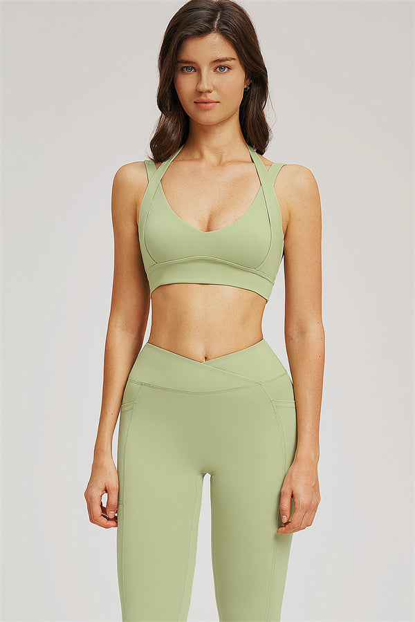 Ensemble 2 pièces Sizzle : brassière de sport et leggings