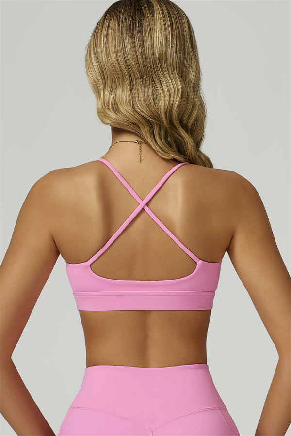 Conjunto de 2 piezas Flourish con sujetador deportivo y leggings acampanados