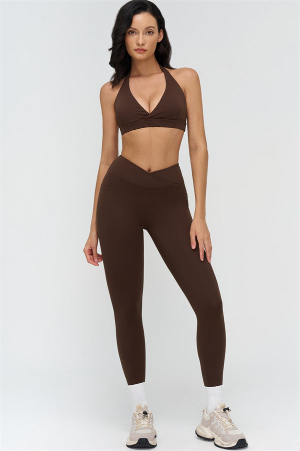 Conjunto de 2 piezas BoldFit: sujetador deportivo y leggings