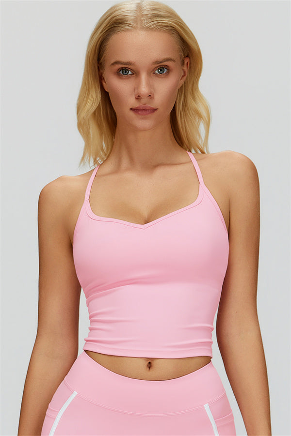 Conjunto Whisper de 2 piezas: top corto y shorts