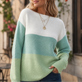 Prenda de punto con bloques de color Frances Signature