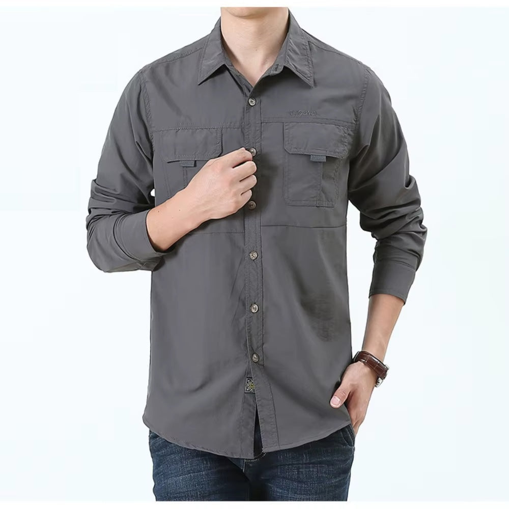 Camisa táctica abotonada Theodore