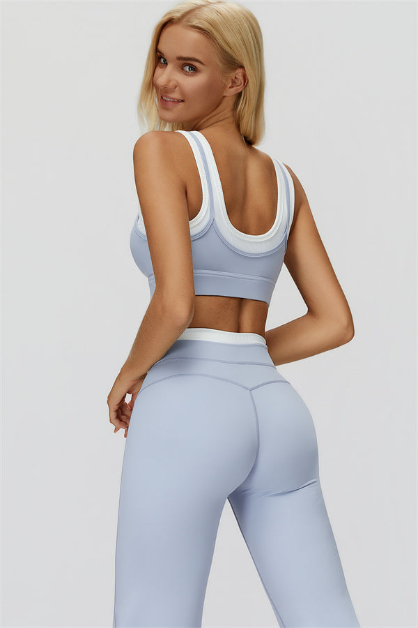 Conjunto Canyon de 2 piezas: sujetador deportivo y leggings acampanados