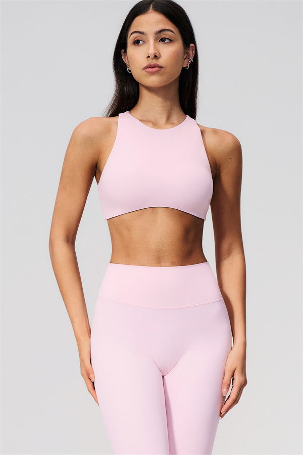 Ensemble 2 pièces Twirl : brassière de sport dos nu et legging corsaire