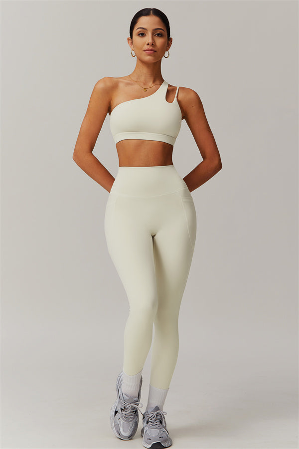 Conjunto de 2 piezas Blissful Rose: sujetador deportivo y leggings