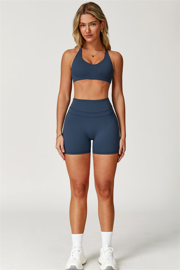 Ensemble 2 pièces Enigma : brassière de sport et short