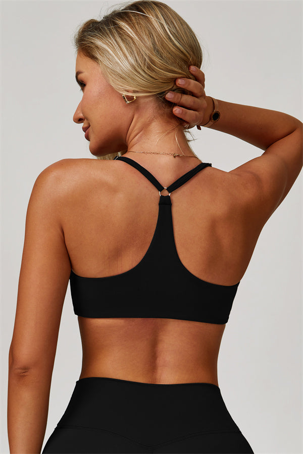 Conjunto Refresh de 2 piezas: sujetador deportivo y leggings acampanados