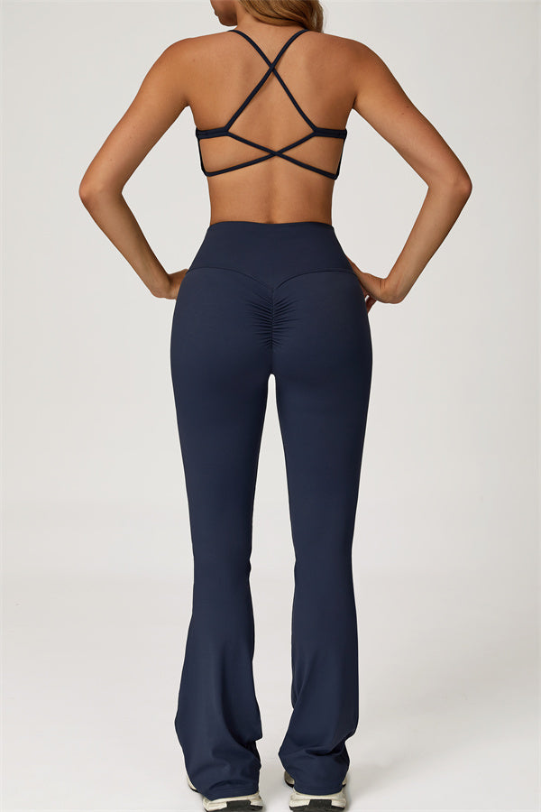 Lily 2-delige set met sport-bh en uitlopende legging