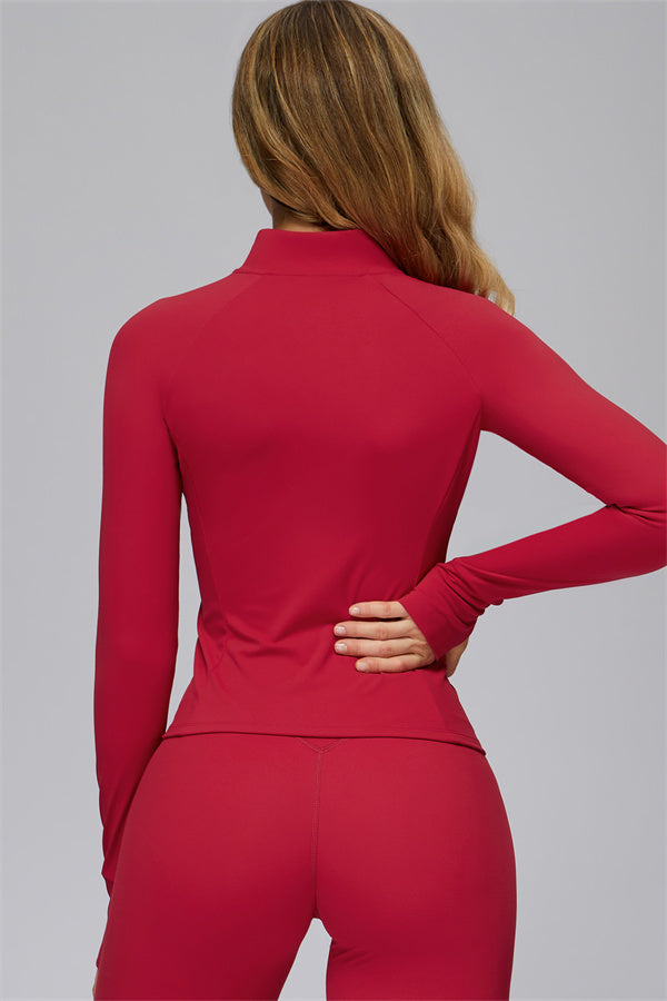 Conjunto de 2 piezas FlexCore Pure: chaqueta con cremallera y leggings acampanados