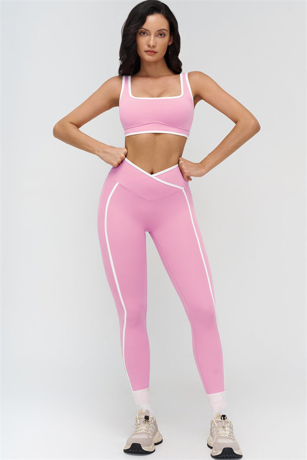 Ensemble 2 pièces Crave : brassière de sport et leggings