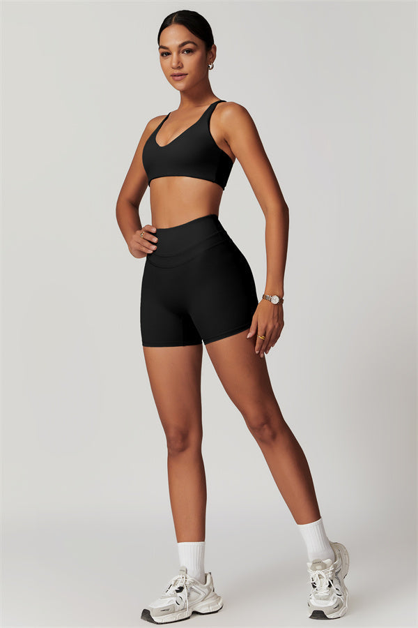 Ensemble 2 pièces Enigma : brassière de sport et short