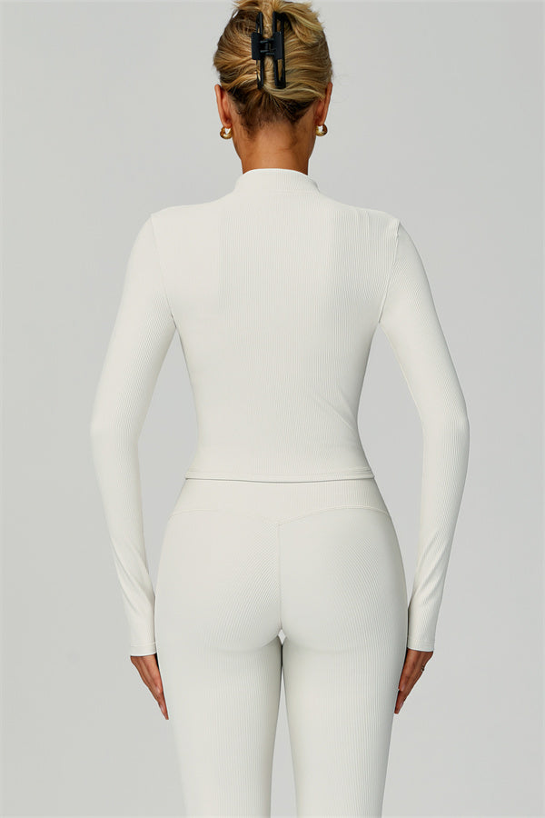 Conjunto de 3 piezas Burst: chaqueta, sujetador deportivo y leggings