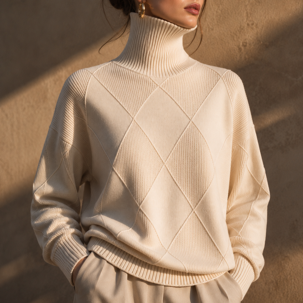 Jersey de cuello alto Signature Anabelle