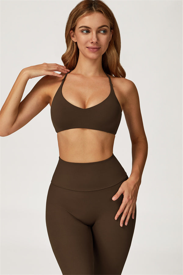 Lily 2-delige set met sport-bh en uitlopende legging
