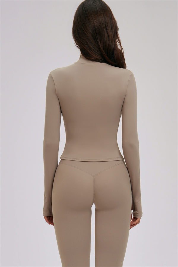 Set da 3 pezzi Kinetic: giacca con zip, reggiseno sportivo e leggings