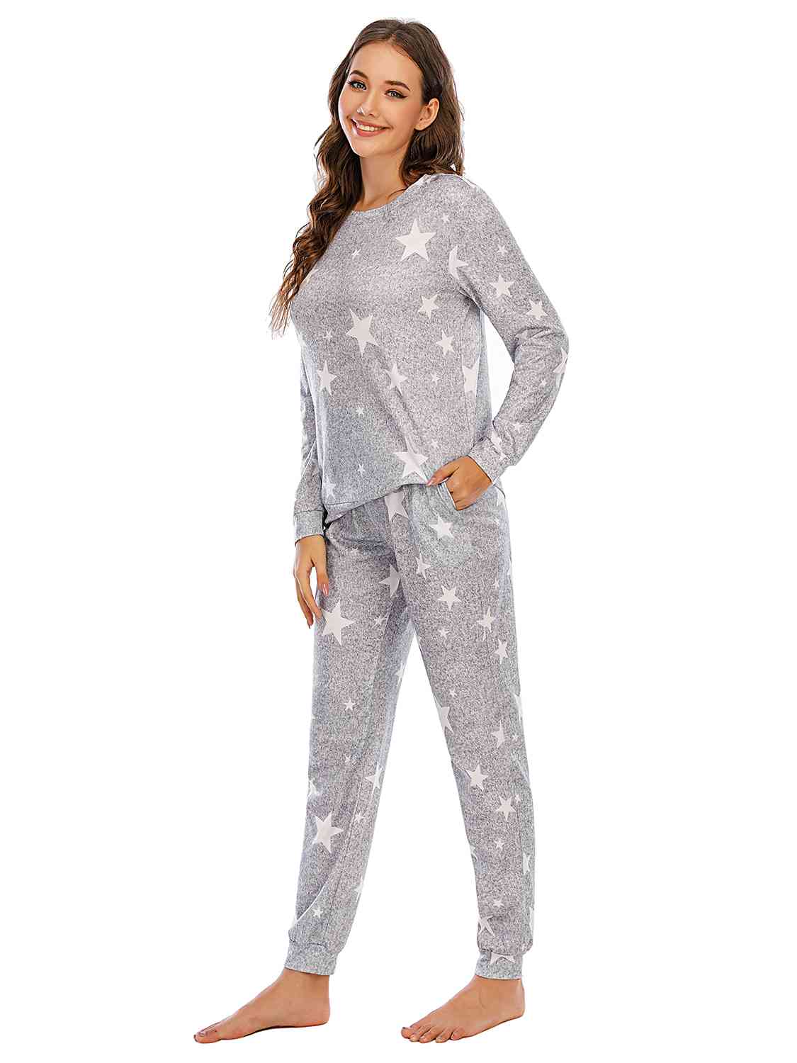Star Top and Pants Lounge Set  Shop One Place