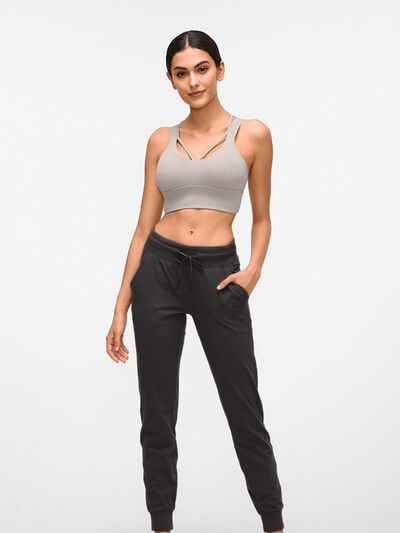 Joggers Double Take con cordón y bolsillos