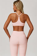 Conjunto Refresh de 2 piezas: sujetador deportivo y leggings acampanados