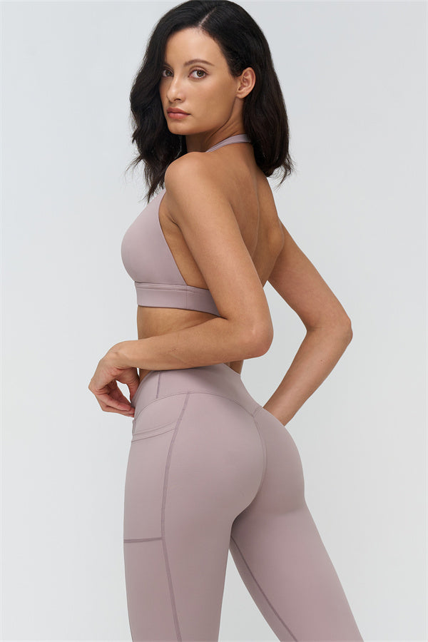 Conjunto de 2 piezas BoldFit: sujetador deportivo y leggings