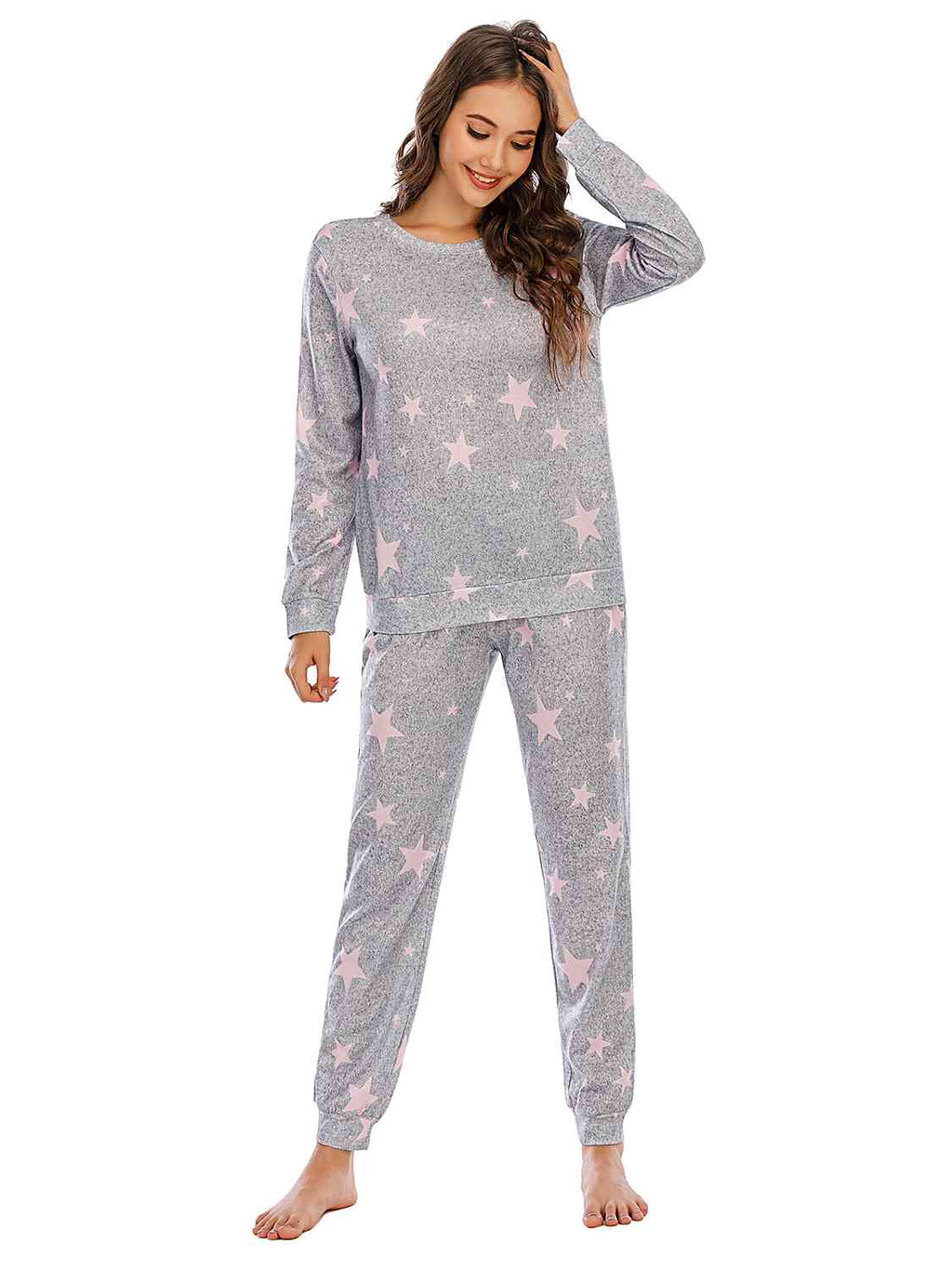 Star Top and Pants Lounge Set  Shop One Place