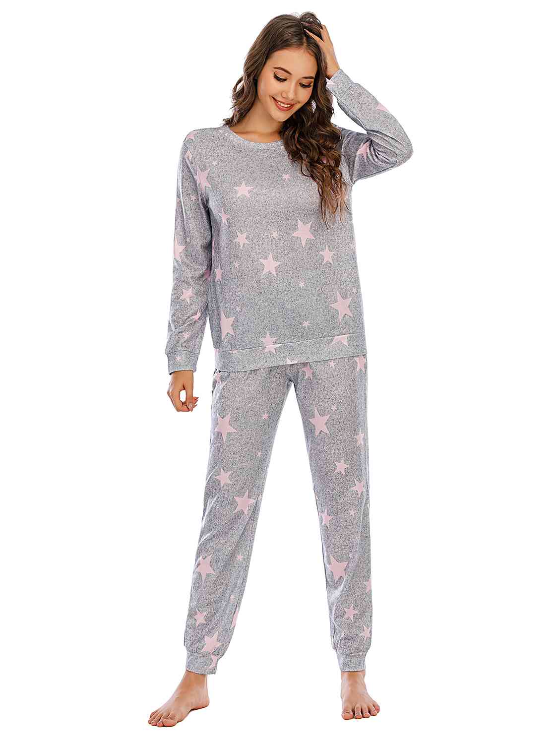 Star Top and Pants Lounge Set  Shop One Place