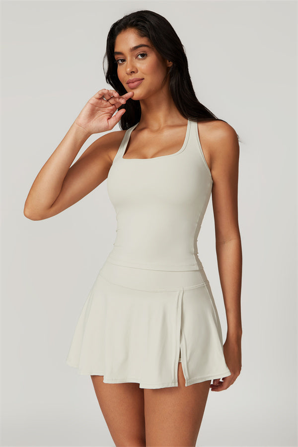 Set da 2 pezzi Dynamic: crop top e gonna da tennis