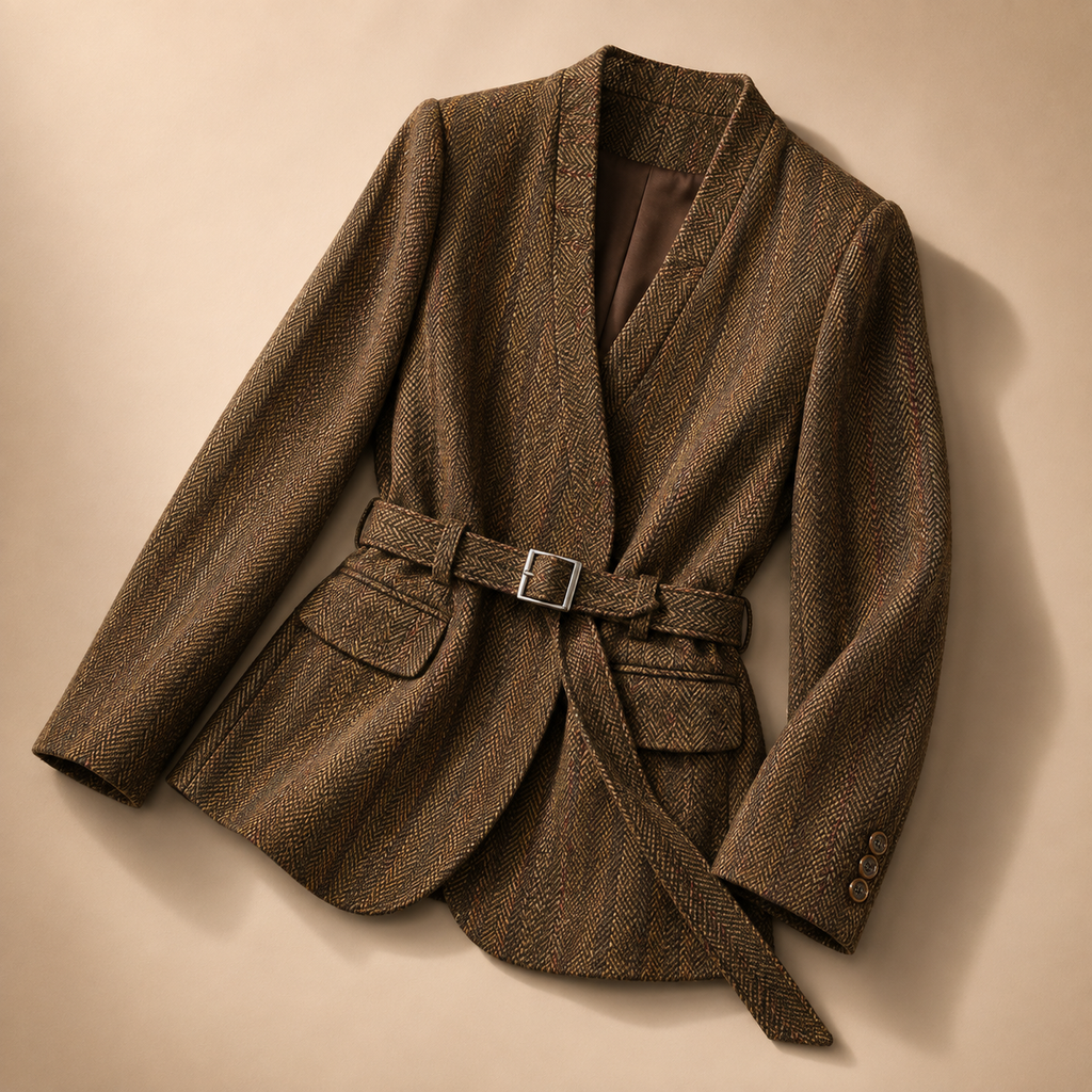 Chaqueta Sutton con cinturón