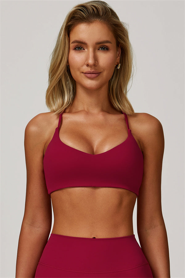 Conjunto Refresh de 2 piezas: sujetador deportivo y leggings acampanados