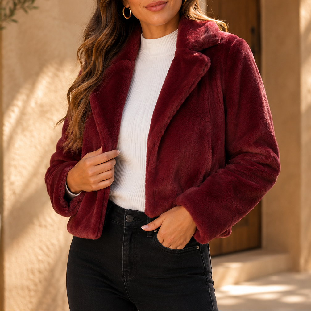 Chaqueta de forro polar Velvet Hour de Rowan