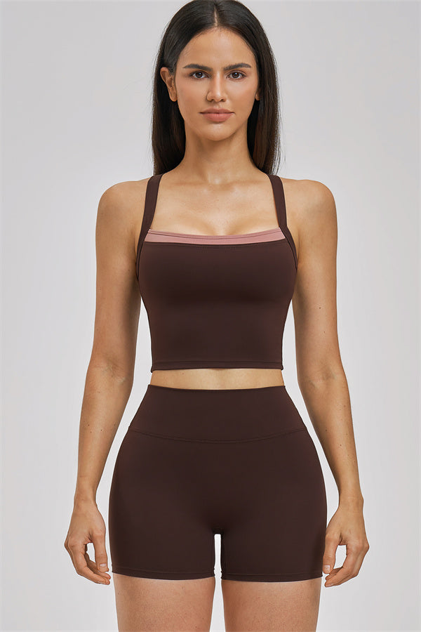 Conjunto Seraphine de 2 piezas: camiseta de tirantes y pantalones cortos