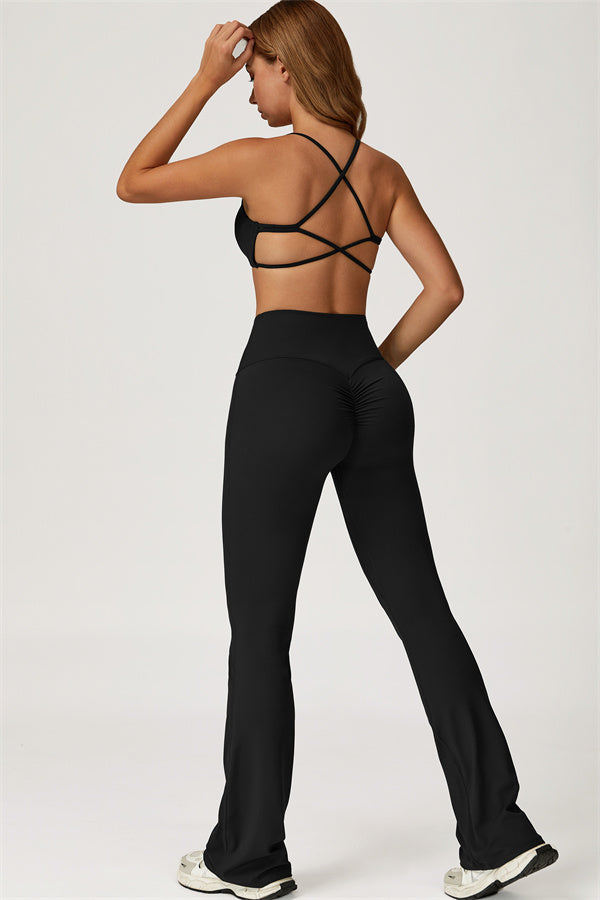 Lily 2-delige set met sport-bh en uitlopende legging