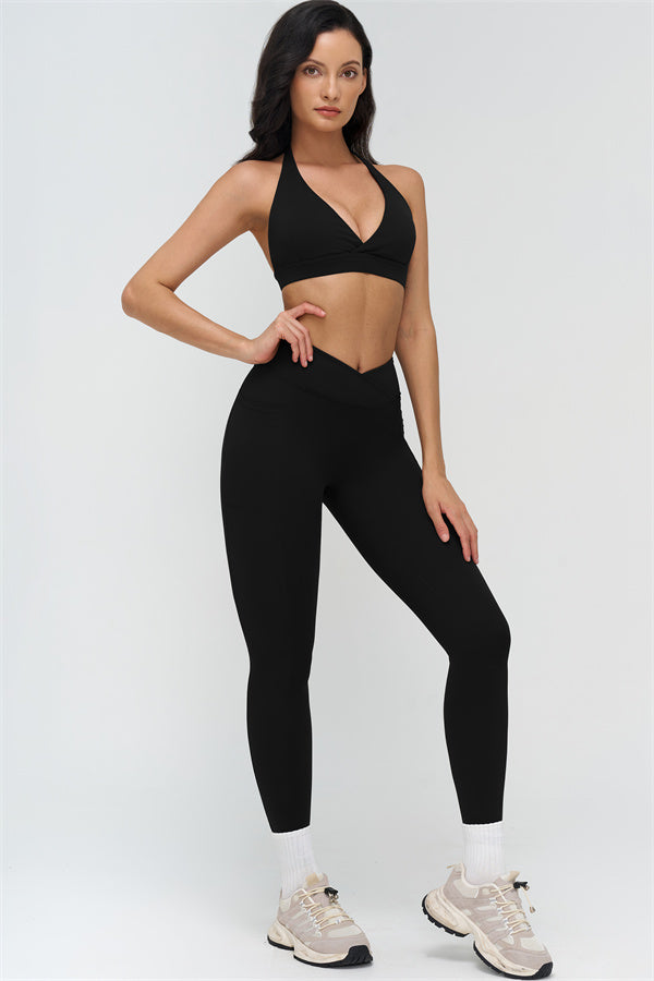 Conjunto de 2 piezas BoldFit: sujetador deportivo y leggings