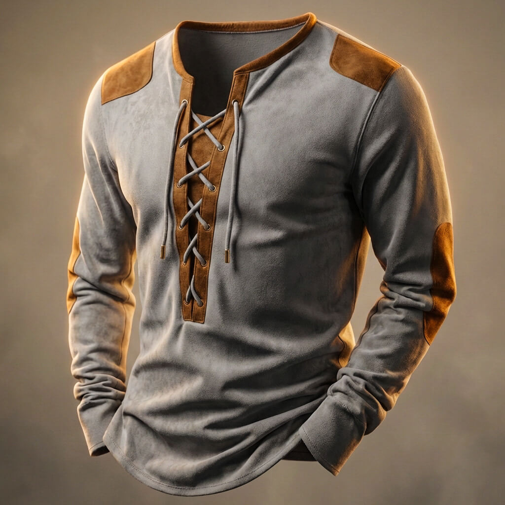 Camisa Henley texturizada Asher